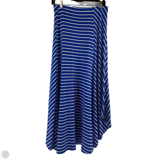 Skirt Maxi By Chicos In Striped Pattern, Size: 12