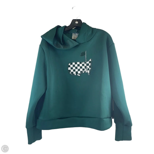Sweatshirt Hoodie By Clothes Mentor In Green, Size: L