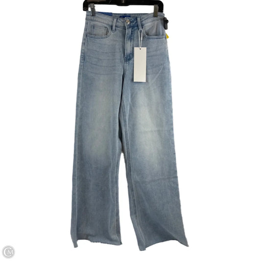 Jeans Wide Leg By Clothes Mentor In Blue Denim, Size: 4