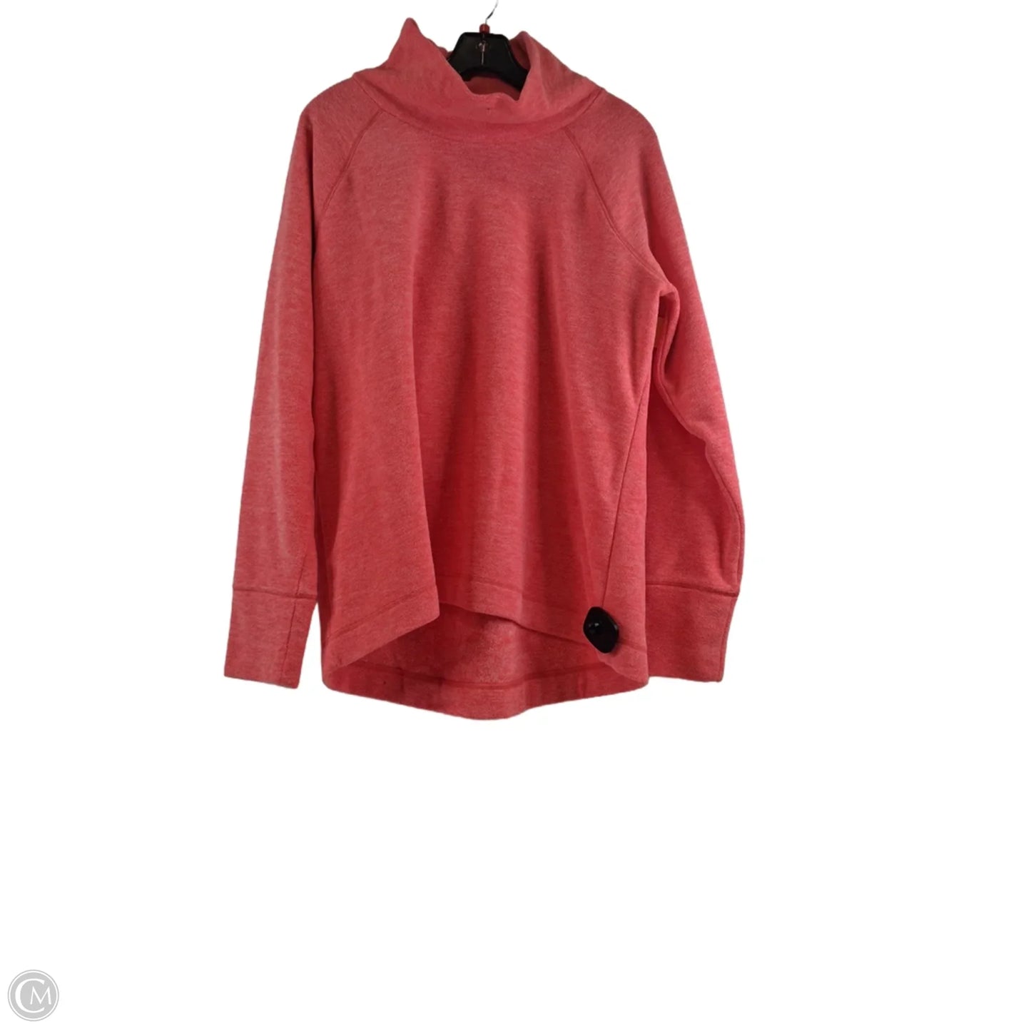 Athletic Sweatshirt Collar By Dsg Outerwear In Orange, Size: L