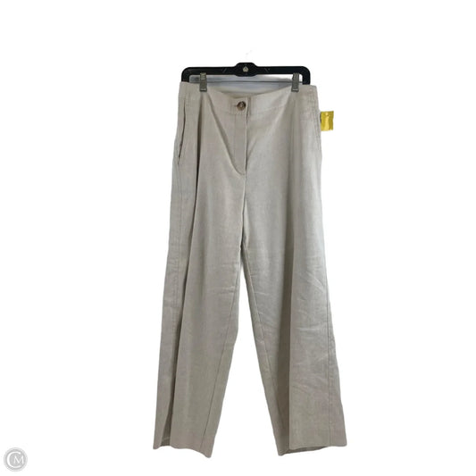 Pants Wide Leg By Ann Taylor In Cream, Size: 8