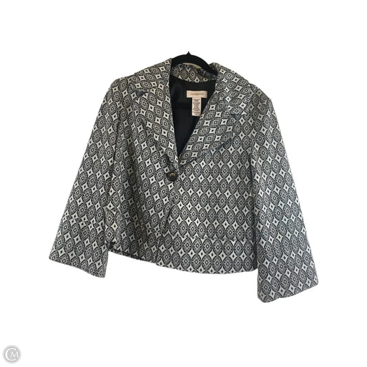 Blazer By Covington In Black & Silver, Size: M