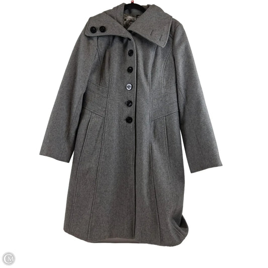 Coat Peacoat By Guess In Grey, Size: L