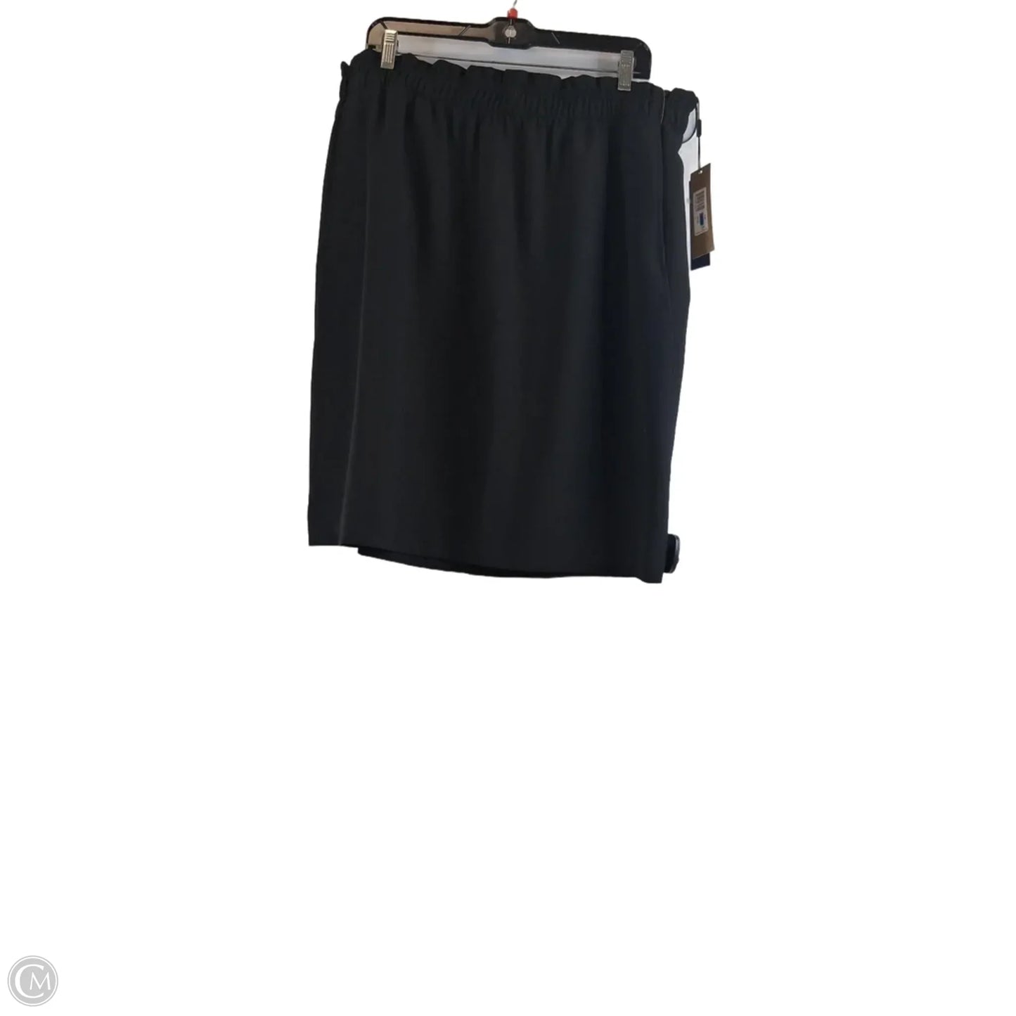 Skirt Midi By Donna Karan In Black, Size: 14