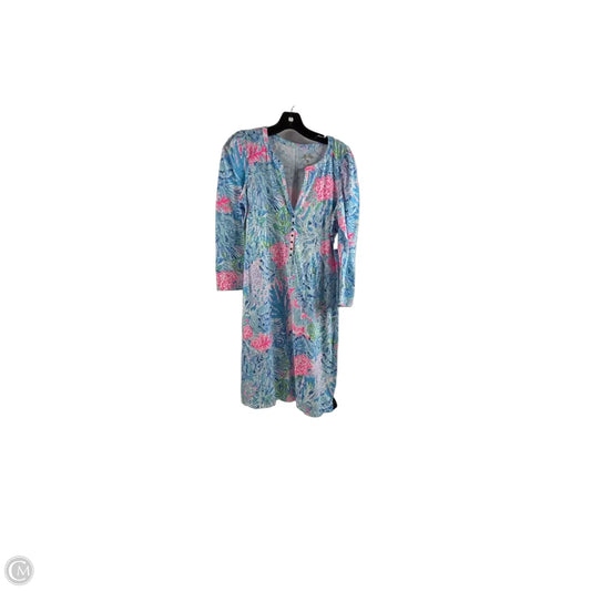 Dress Designer By Lilly Pulitzer In Blue & Pink, Size: M
