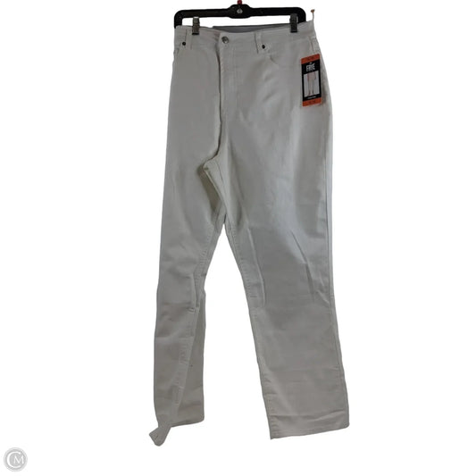 Jeans Designer By Frye In White Denim, Size: 16