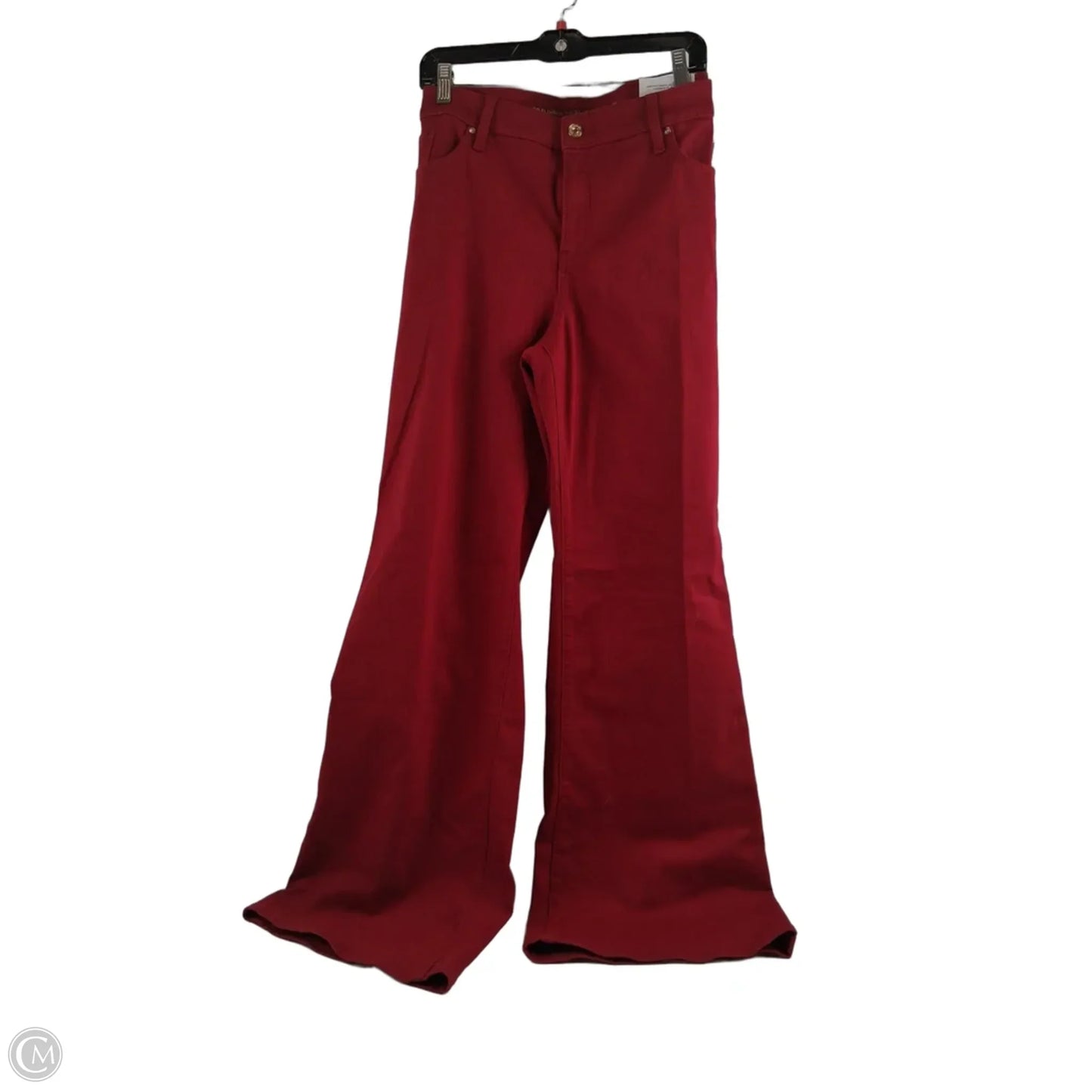 Jeans Flared By Chicos In Red, Size: 16l