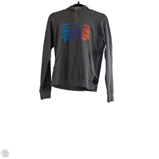 Sweatshirt Hoodie By Patagonia In Grey, Size: S