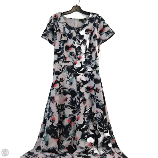 Dress Casual Midi By Lane Bryant In Floral Print, Size: 2x