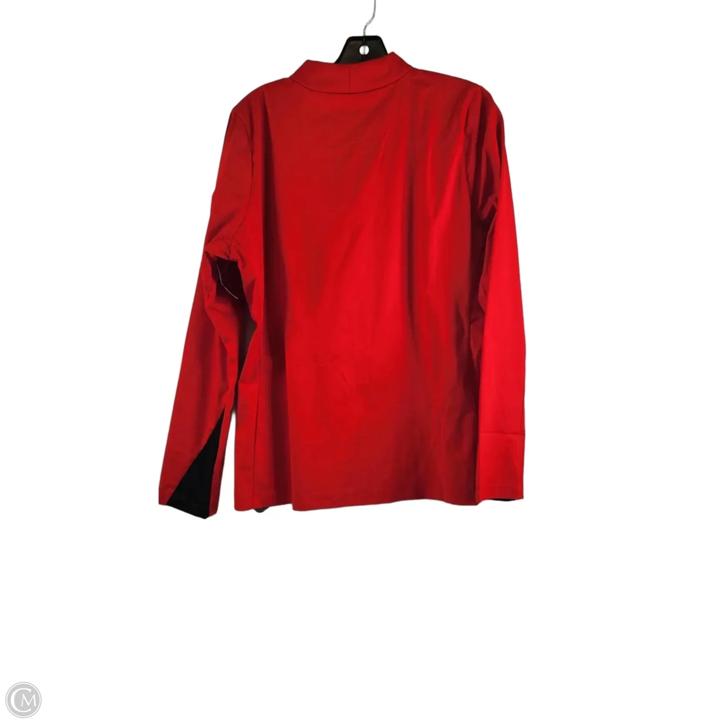 Athletic Jacket By Nike In Red, Size: M