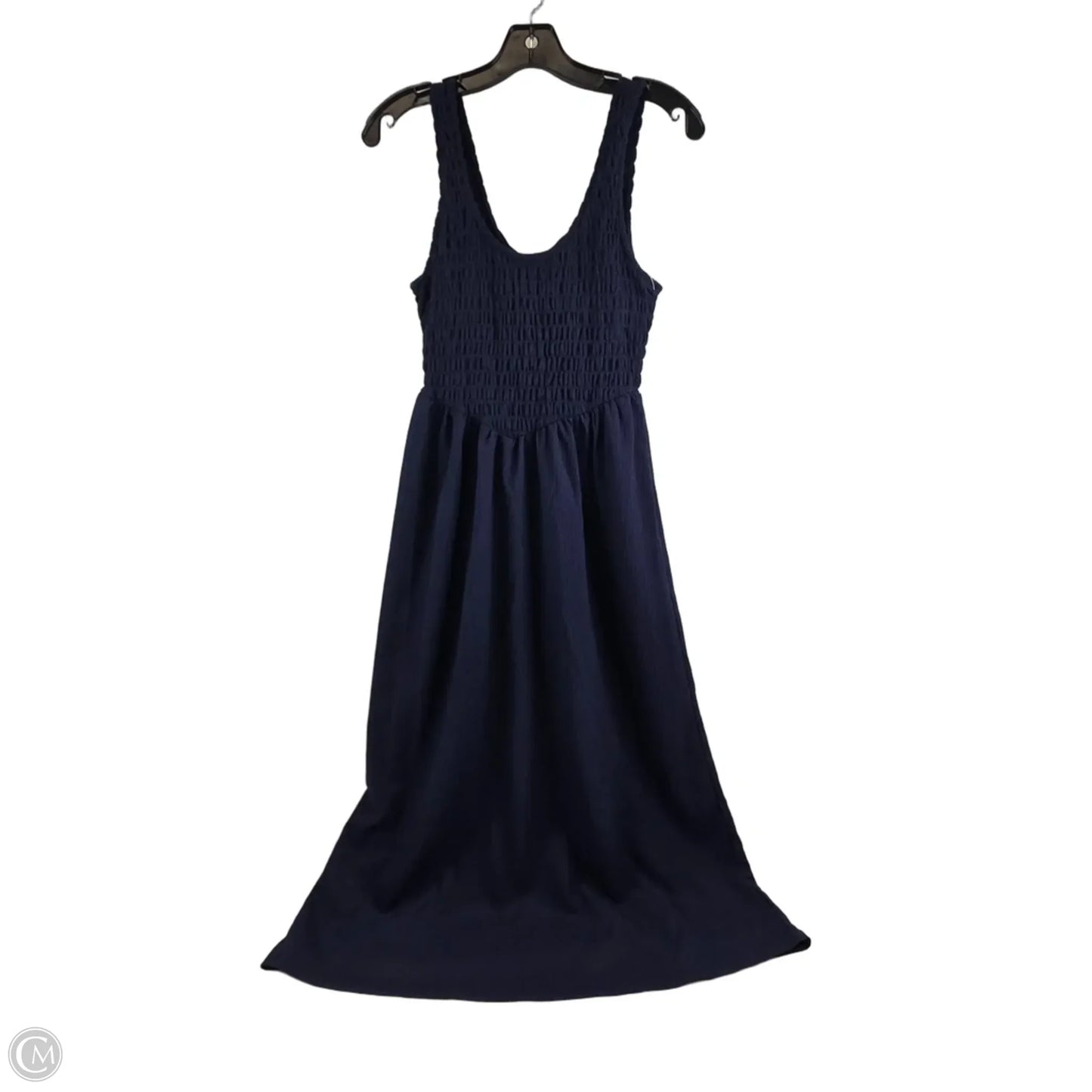 Dress Casual Midi By Old Navy In Navy, Size: Xs
