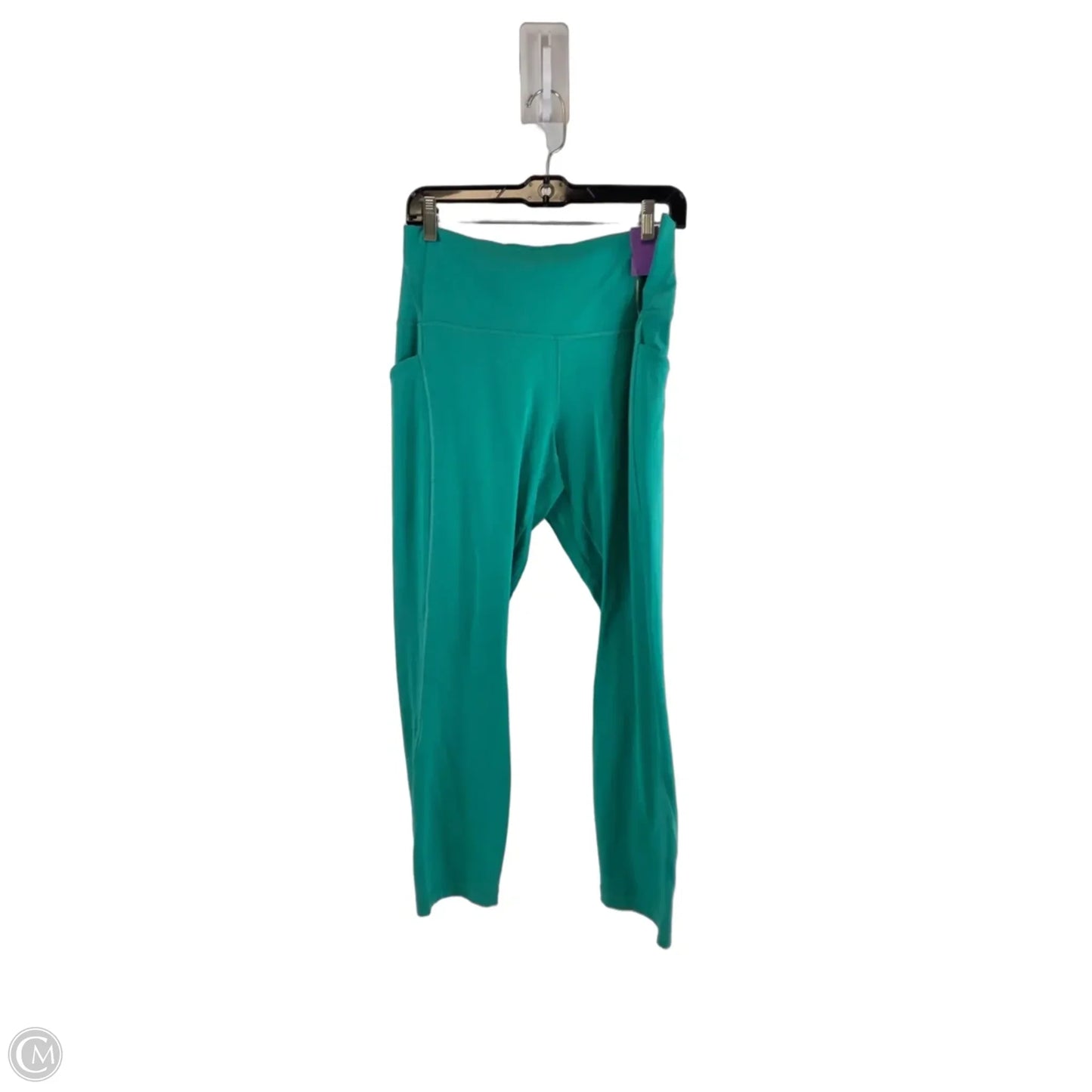Athletic Leggings By Lululemon In Green, Size: 12