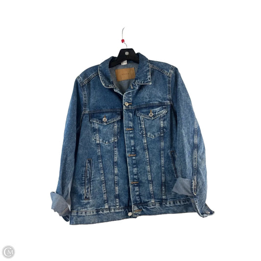 Jacket Denim By Clothes Mentor In Blue Denim, Size: M