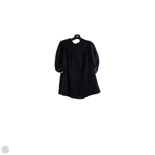 Top Short Sleeve By Prettygarden In Black, Size: Xl