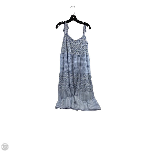 Dress Casual Midi By J. Crew In Blue, Size: S