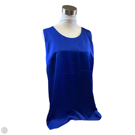 Top Sleeveless By Inc In Blue, Size: Xxl