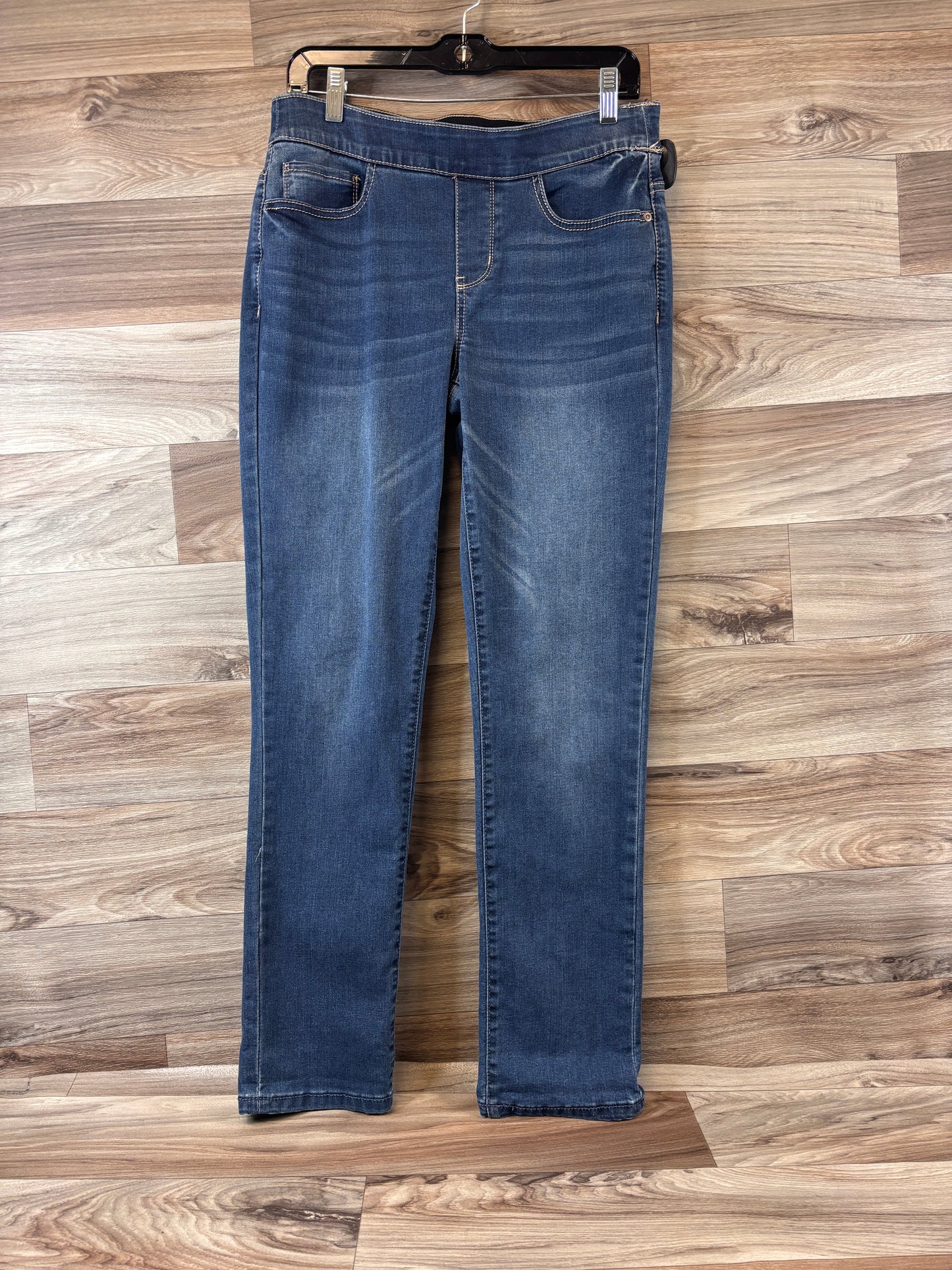 Jeans Straight By Croft And Barrow In Blue Denim, Size: 6