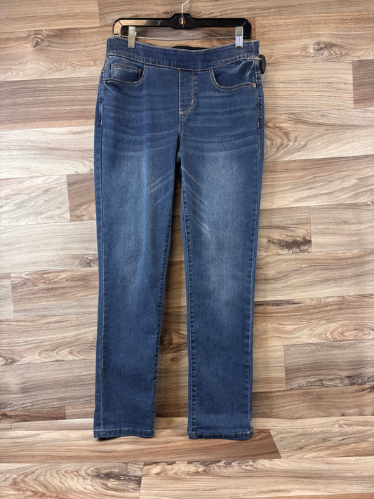 Jeans Straight By Croft And Barrow In Blue Denim, Size: 6