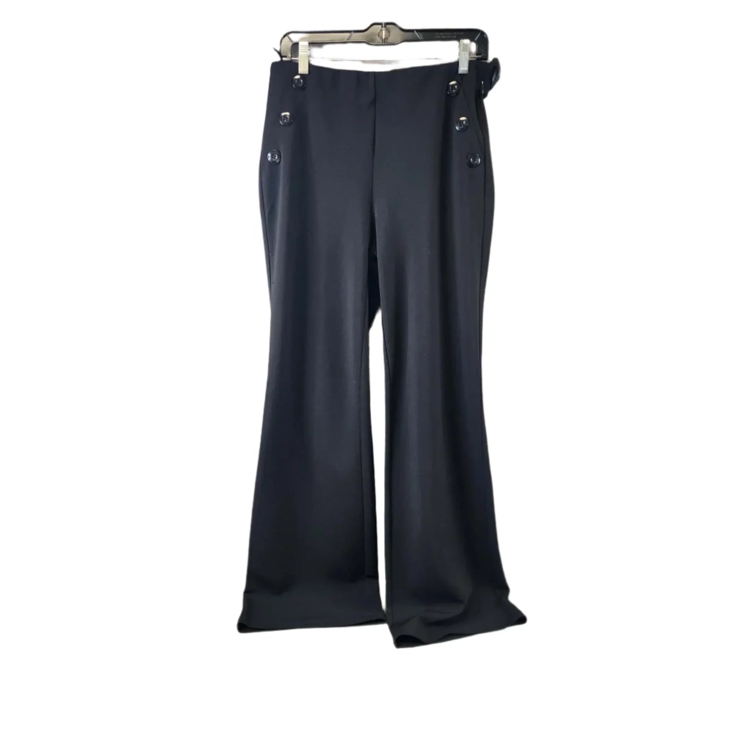 Pants Wide Leg By One 5 One In Black, Size: 8