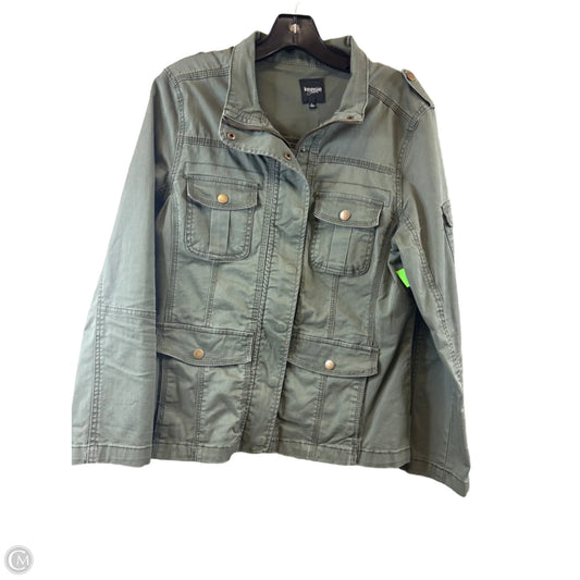 Jacket Utility By Kensie In Green, Size: L