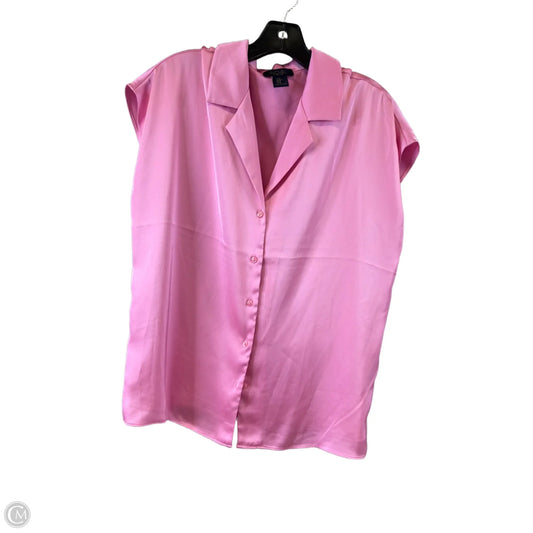Top Short Sleeve Basic By Rachel Roy In Pink, Size: M