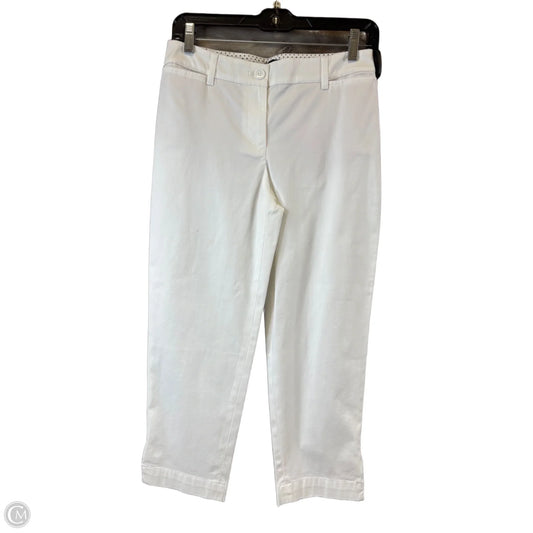 Pants Cropped By Talbots In White, Size: 2p