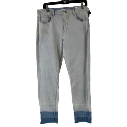 Jeans Skinny By Loft In Blue Denim, Size: 12