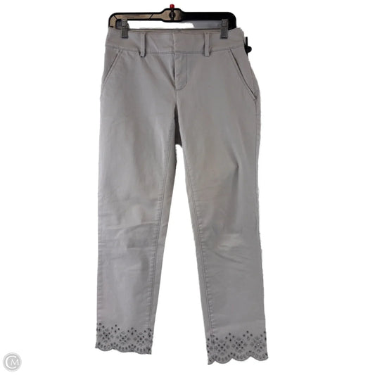 Jeans Skinny By Loft In Grey, Size: 4