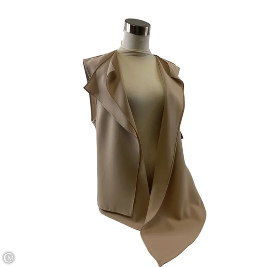 Vest Other By Clothes Mentor In Tan, Size: S