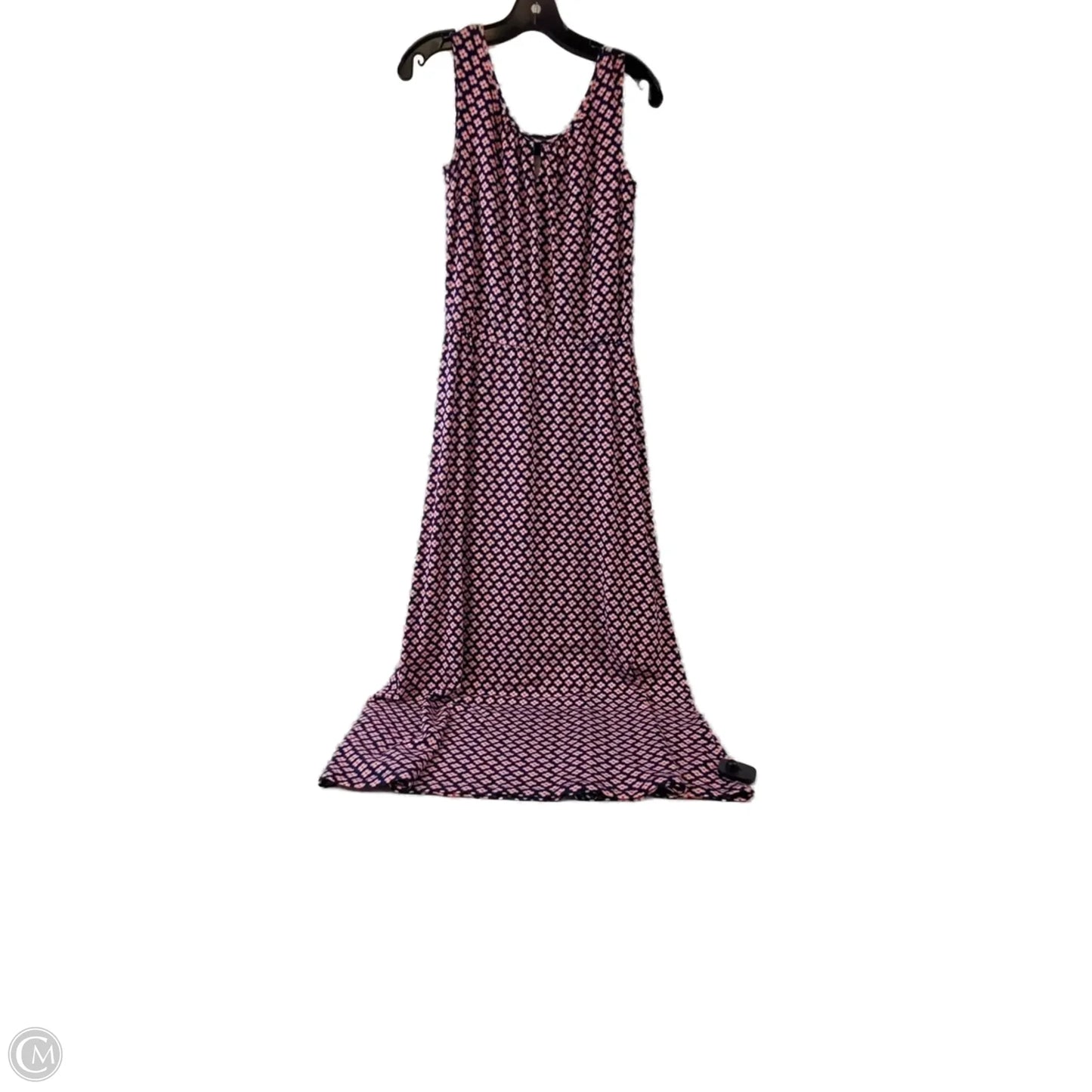 Dress Casual Maxi By Talbots In Blue & Pink, Size: Xs