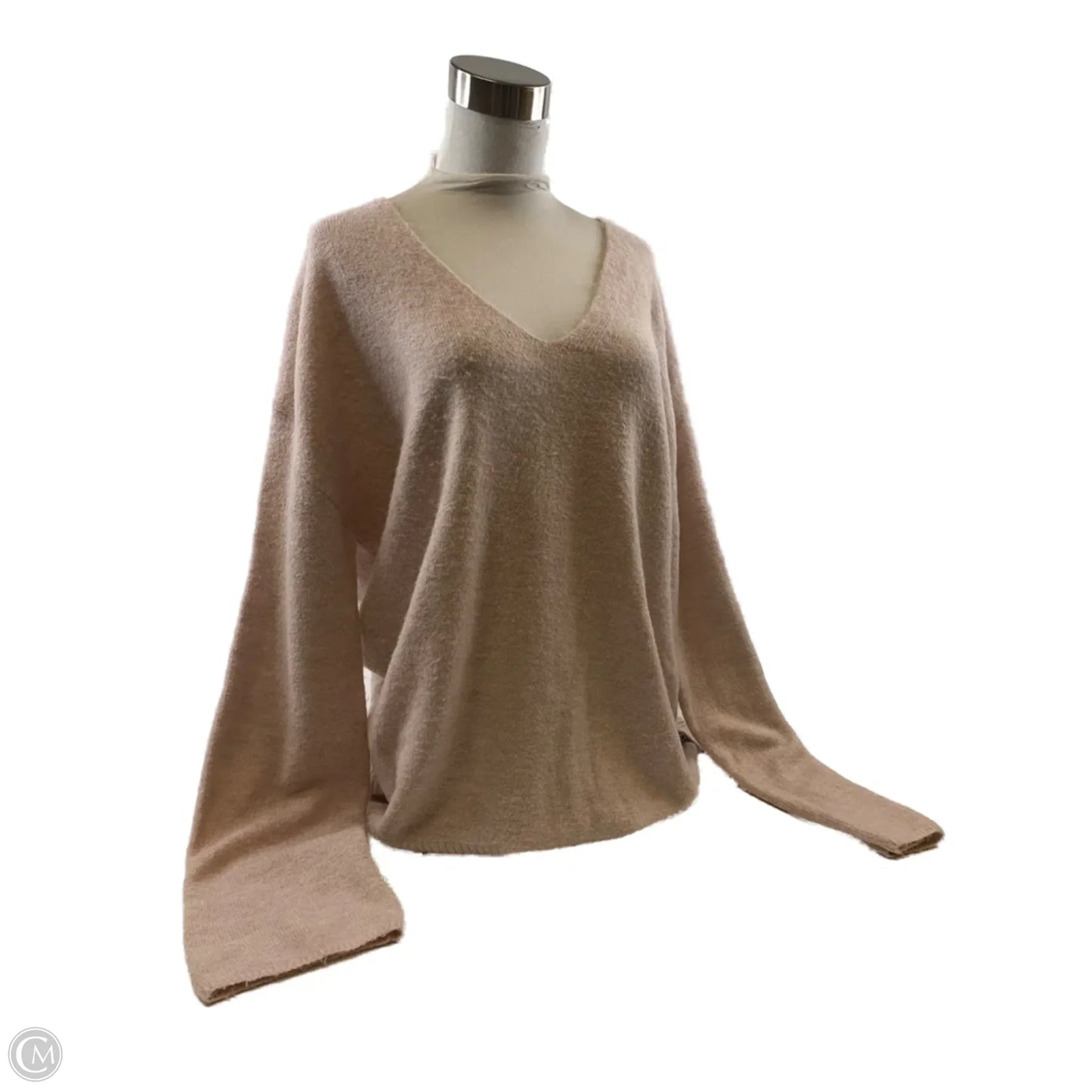 Sweater By Express In Beige, Size: L