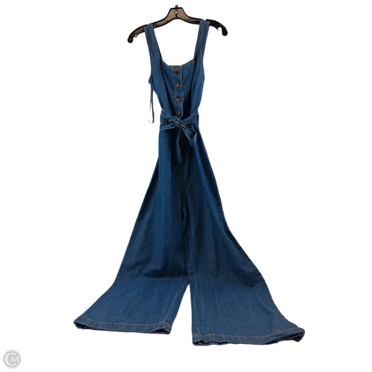 Overalls By Clothes Mentor In Blue Denim, Size: M
