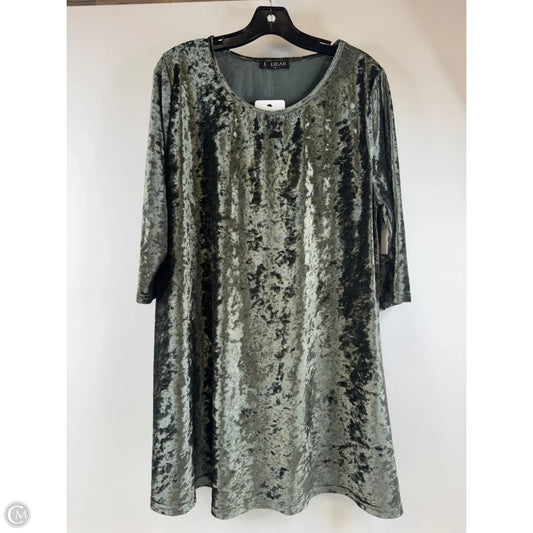 Dress Casual Short By Clothes Mentor In Green, Size: 1x