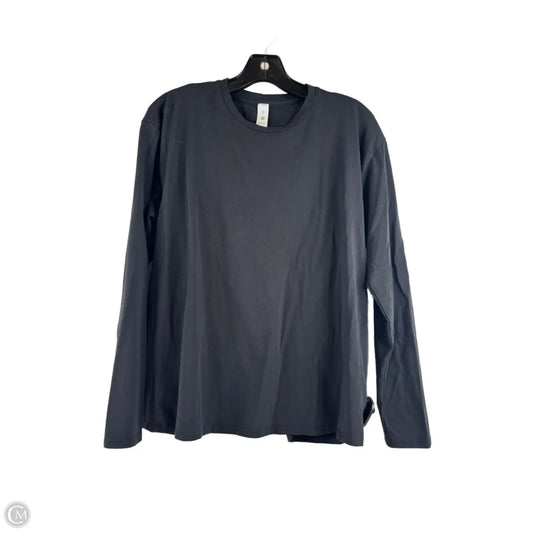 Athletic Top Long Sleeve Crewneck By Lululemon In Black, Size: Xs