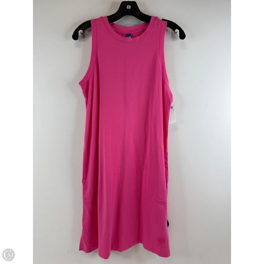 Dress Casual Midi By Old Navy In Pink, Size: S