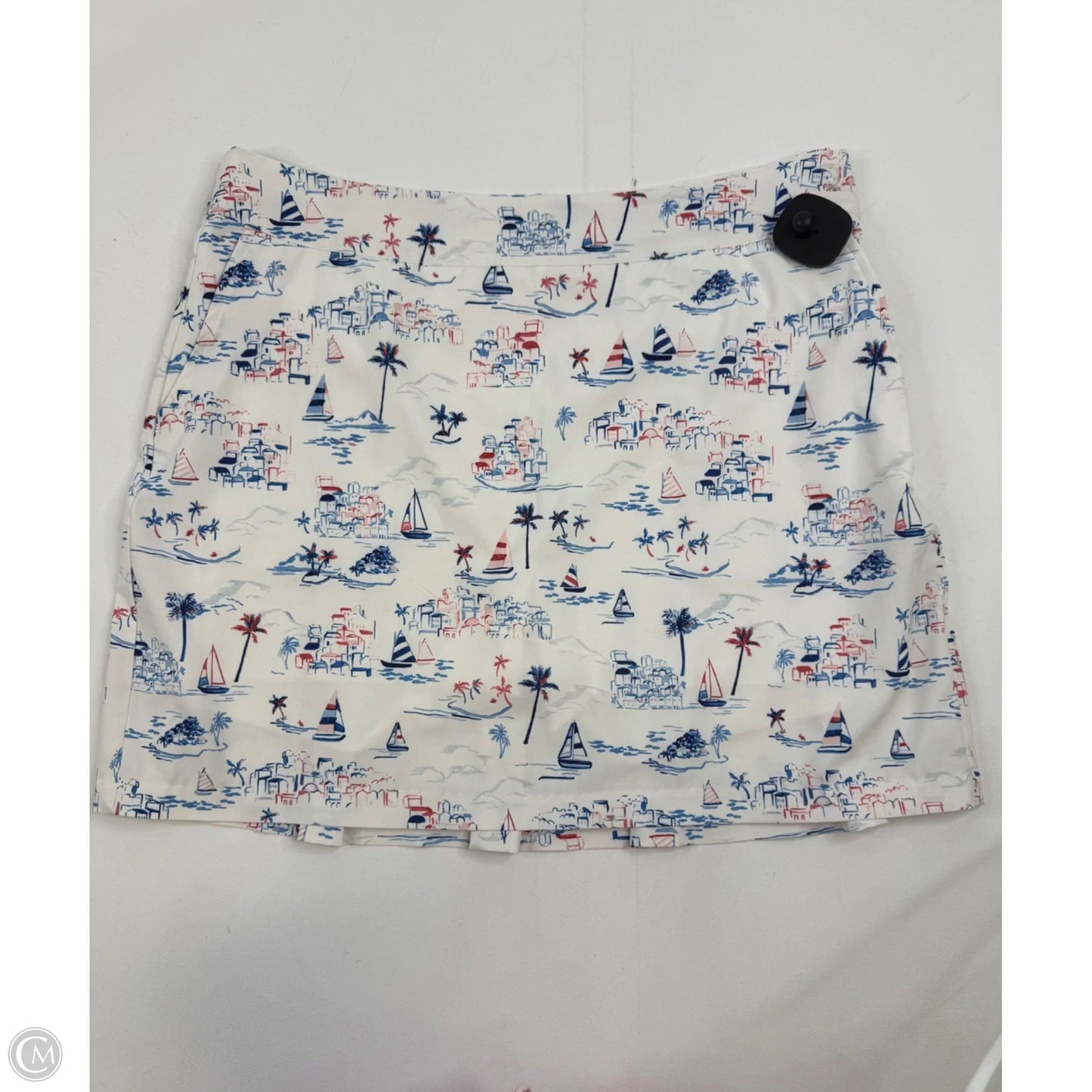 Athletic Skort By Izod In Blue & White, Size: 10