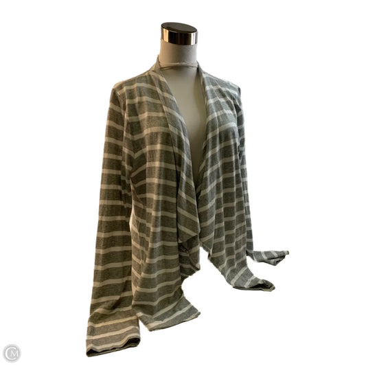 Top Long Sleeve Basic By J. Crew In Grey & White, Size: L