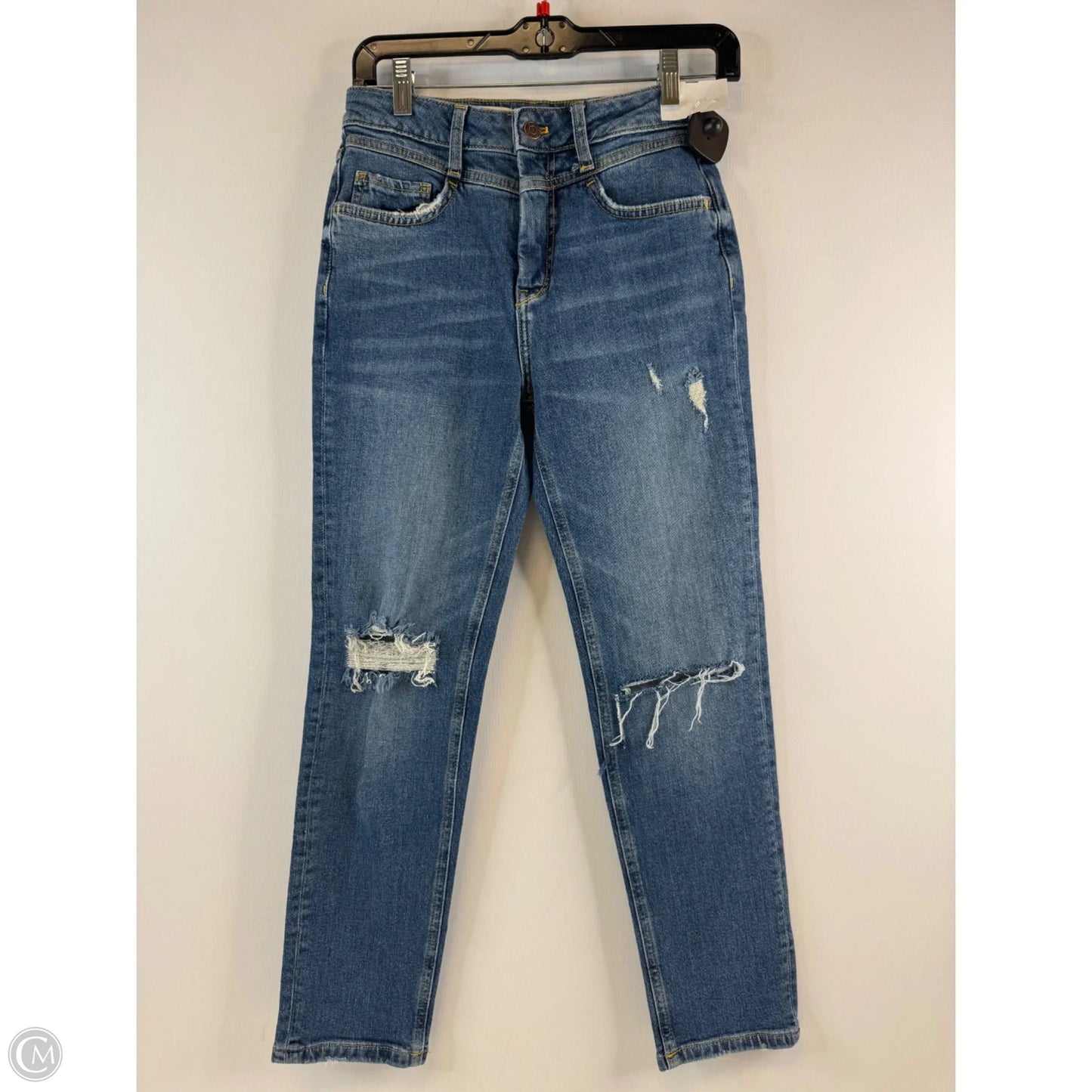 Jeans Skinny By Pilcro In Blue Denim, Size: 4