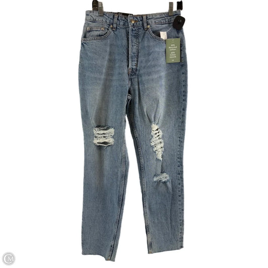 Jeans Boyfriend By Divided In Blue Denim, Size: 8