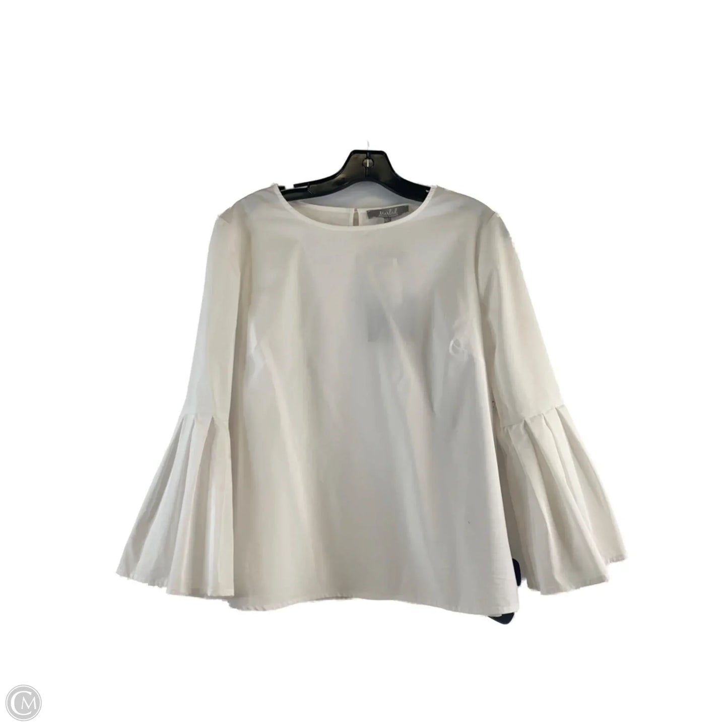 Top Long Sleeve By Marled In White, Size: L