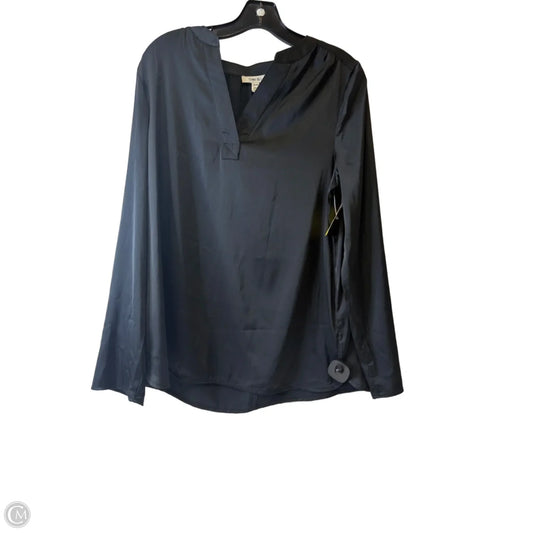 Athletic Top Long Sleeve Collar By Lady Hagen In Blue, Size: M