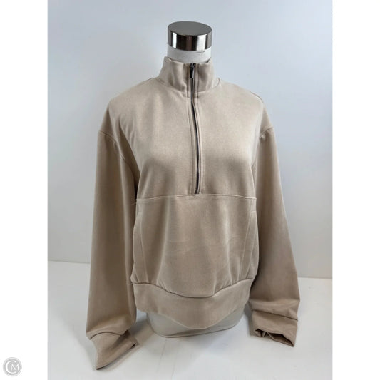 Top Long Sleeve By T Tahari In Tan, Size: M