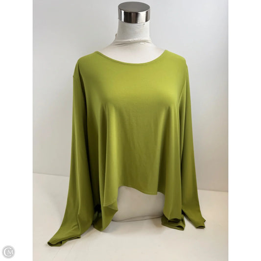 Top Long Sleeve By Comfy In Green, Size: Xl