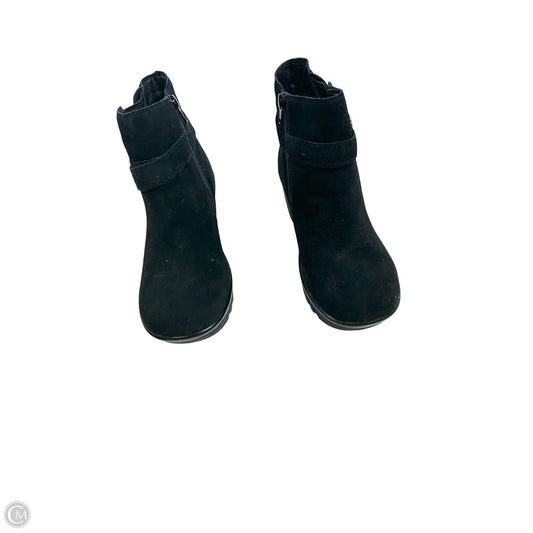 Boots Ankle Heels By Skechers In Black, Size: 8