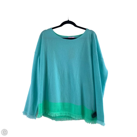 Sweater Designer By Lilly Pulitzer In Aqua, Size: Xl