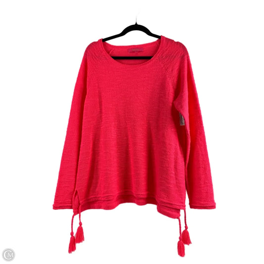 Sweater Designer By Lilly Pulitzer In Coral, Size: Xl