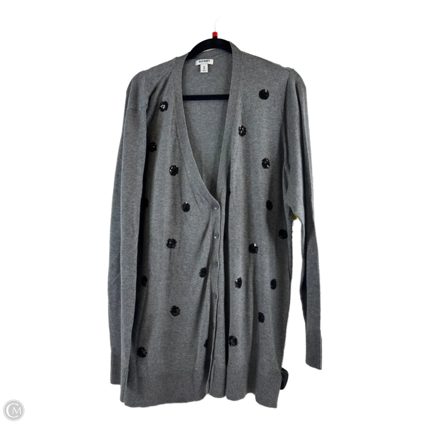 Cardigan By Old Navy In Black & Grey, Size: Xxl