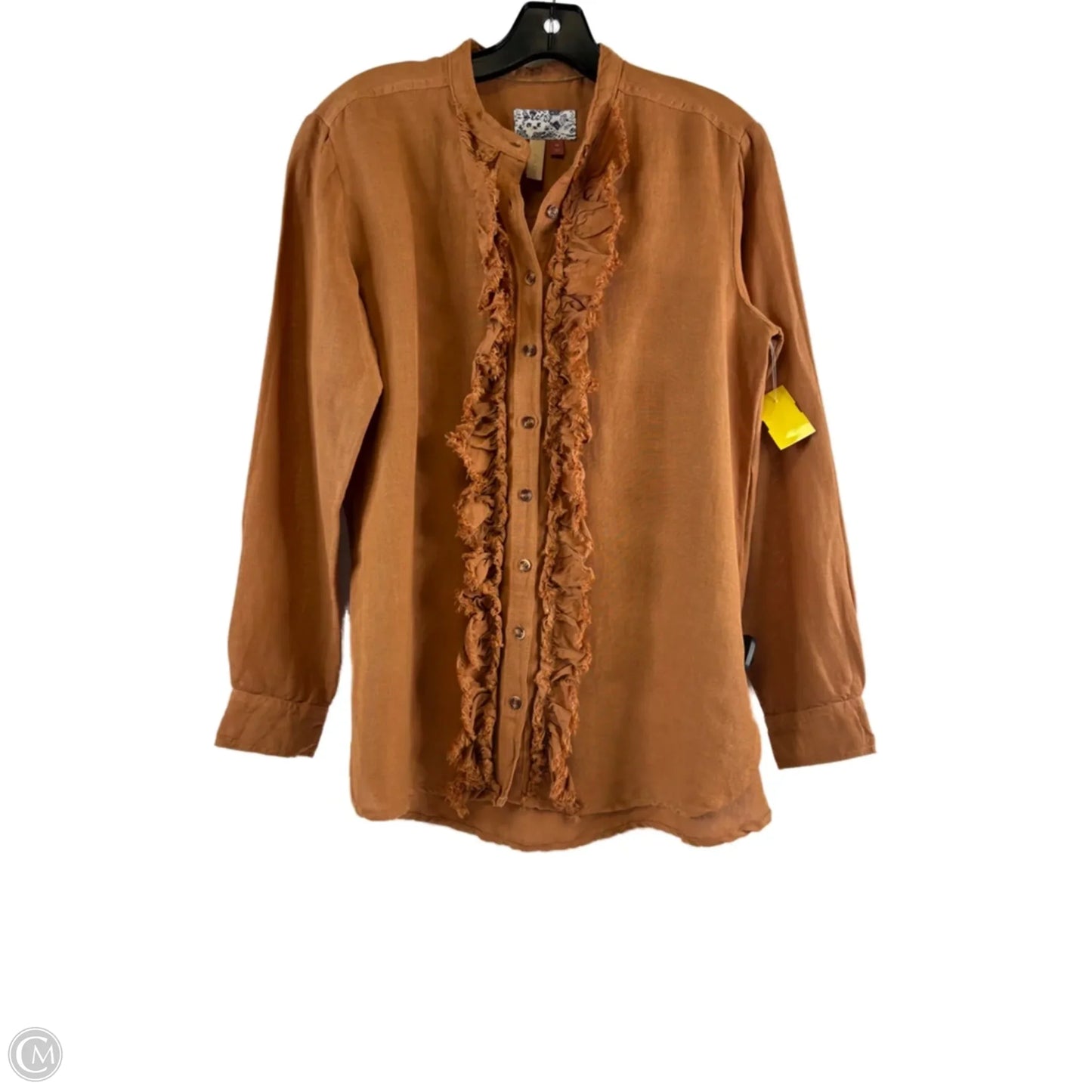 Top Long Sleeve By Pilcro In Orange, Size: Xs