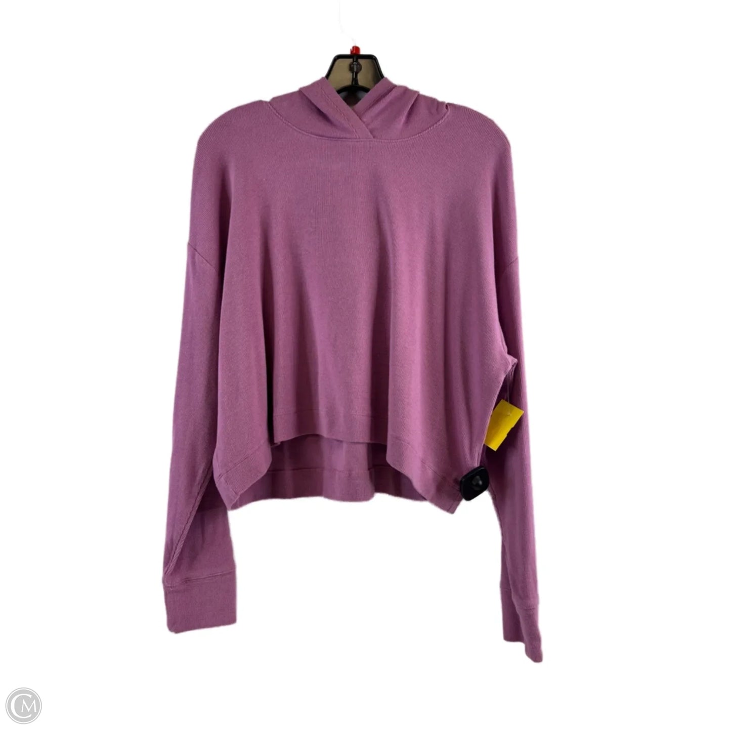 Athletic Top Long Sleeve Hoodie By Athleta In Pink, Size: S