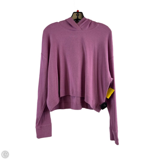 Athletic Top Long Sleeve Hoodie By Athleta In Pink, Size: S